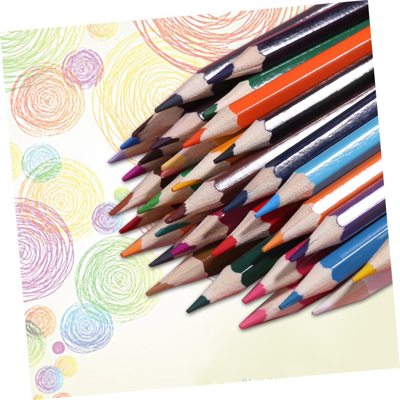 STOBOK Matite Colorate Base di Olio per Disegno Artistico Misura Dia Materiale Ecologico Adatto per Scrivere Disegnare e Schizzare su Carta