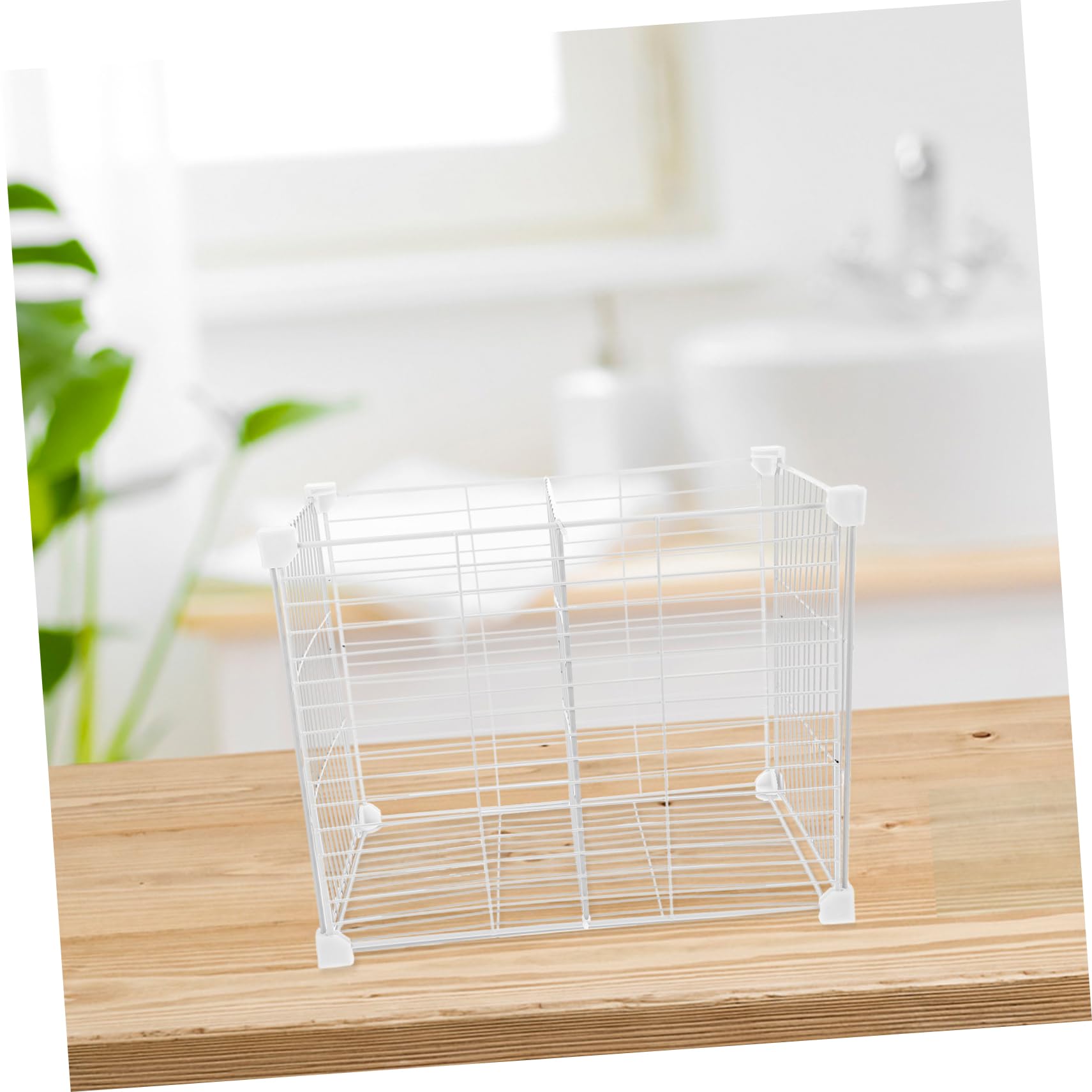 Organizzatore And Cestino Inferiore Divisori Regolabili in Ferro Bianco for Conservare Verdure e Frutta per Congelatore in Cucina o Freezer