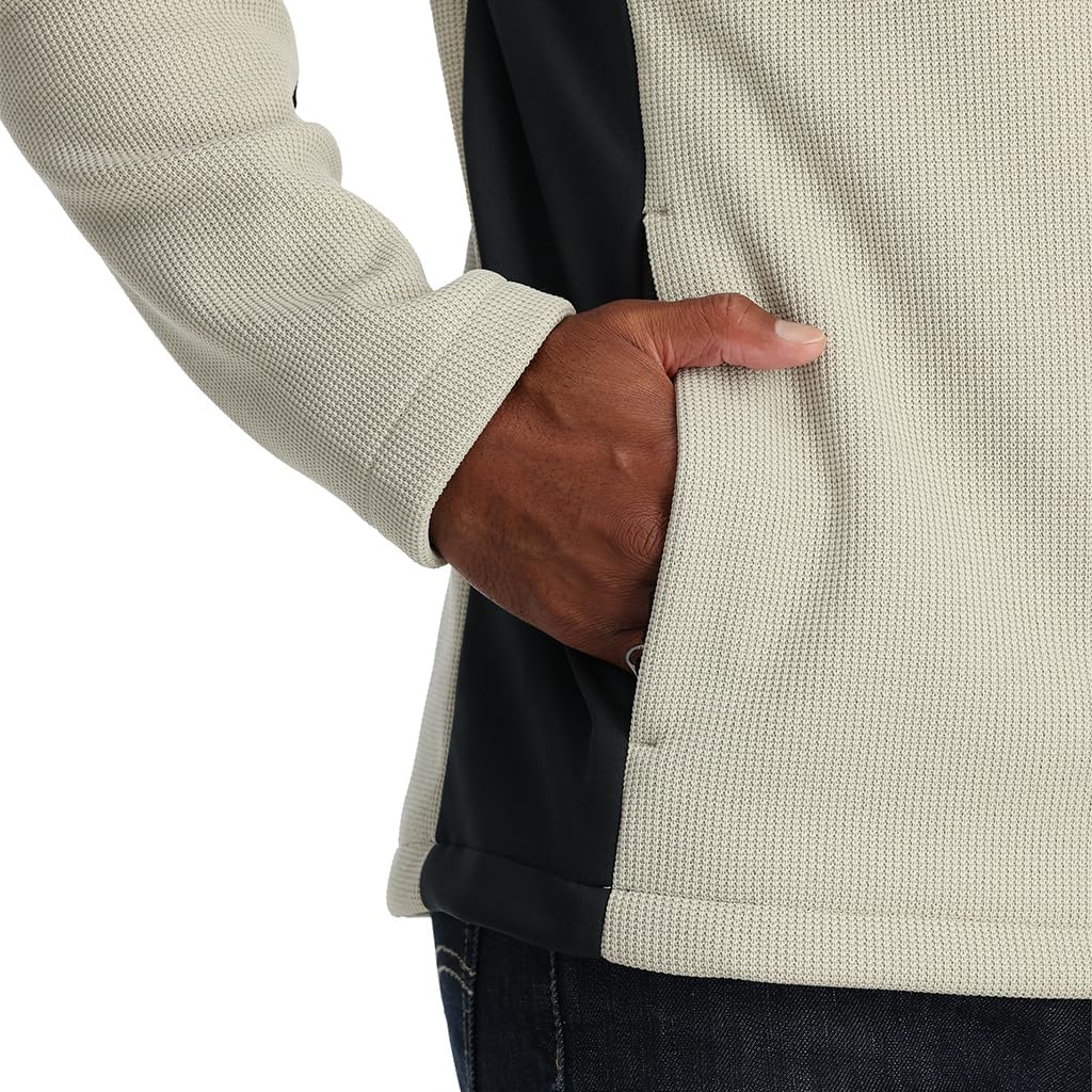 Spyder Men's Bandit Hooded Jacket Fleece Ski Base Layer Jacket
