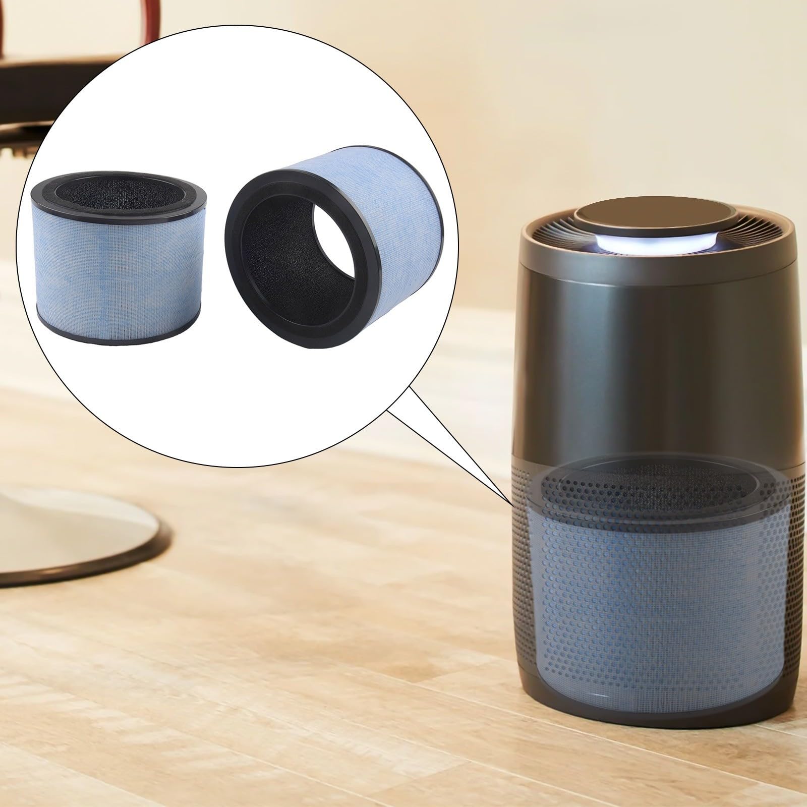 Filtre purificateur d'air à charbon actif de rechange pour Ap200 instantané, élimination efficace des odeurs et réduction des odeurs pour la maison, le bureau ou l'intérieur