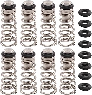 ApplianPar Universal Poppet Valve with Springs for Homebrewing Draft Beer Ball and Pin Lock Keg Post Set of 8