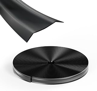 1" Black Vinyl Insert Molding Trim Screw Cover RV Boat Camper Trailer (50ft)