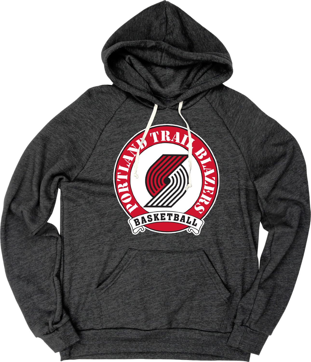 Blue 84 NBA Officially Licensed Tri-blend Hooded Sweatshirt Black