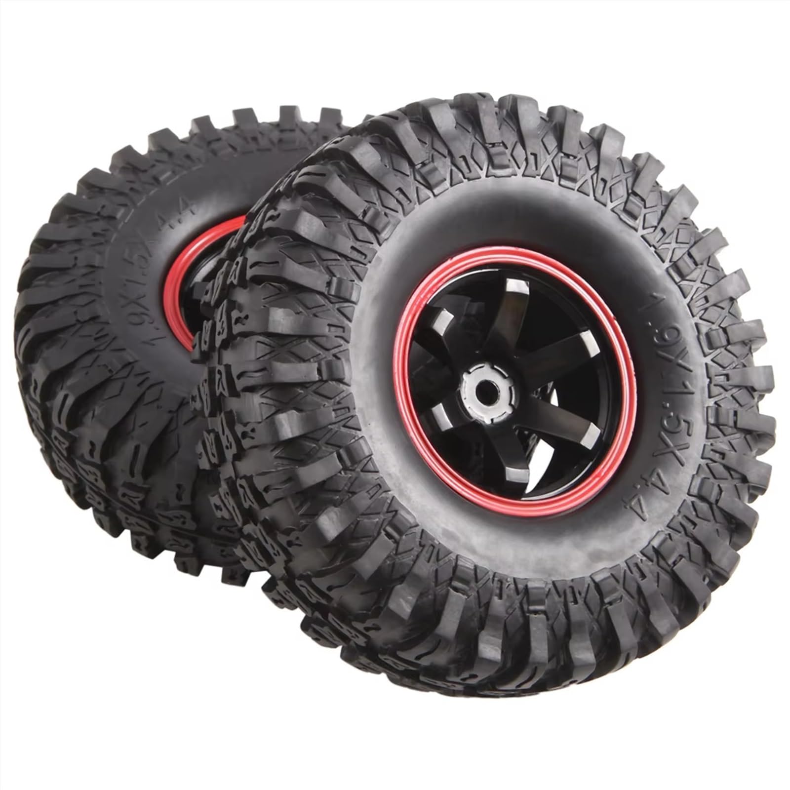 Compatible con 1/10 Piezas para Coches RC Todoterreno para Monster Juego De 4 Ruedas Y Neumáticos para Camiones Hexagonales 12 Mm 115 Altura RC Mejoras