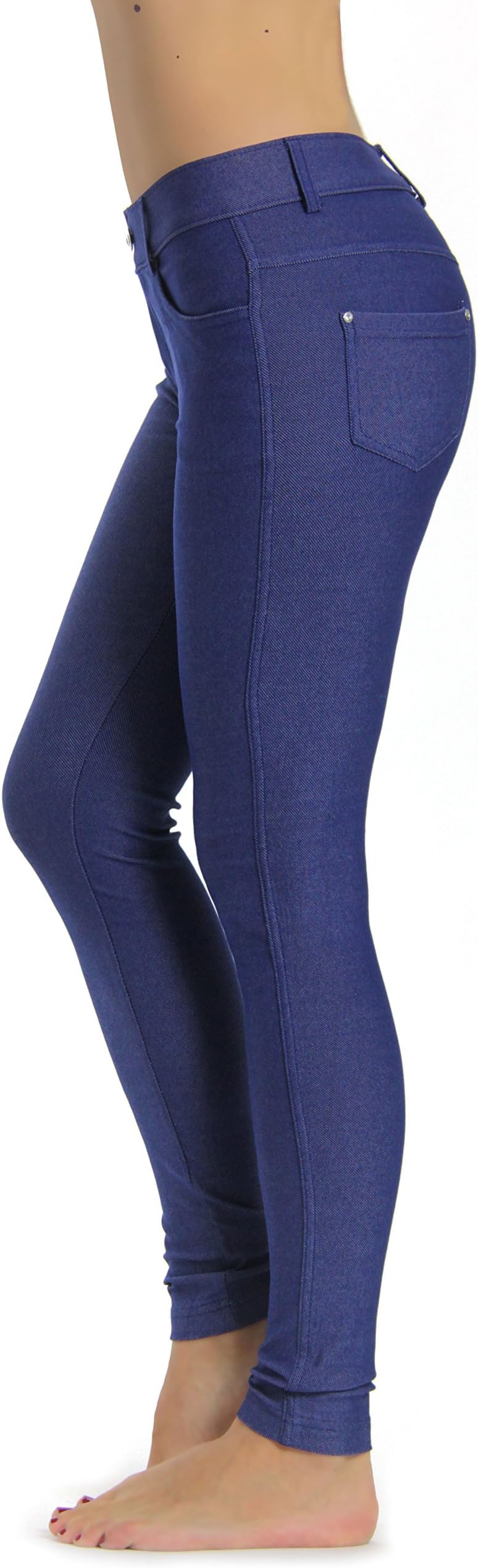 - Women's Jean Look Jeggings Tights Slimming Many Colors Spandex Leggings Pants Capri S-XXXL