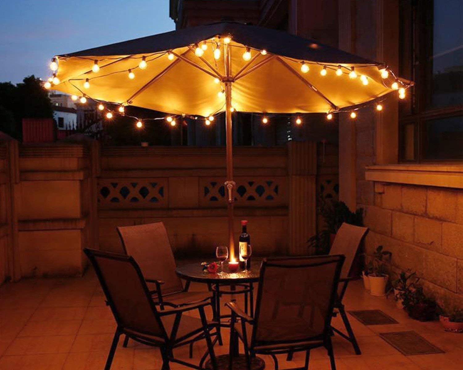 Lxcom Lighting E12 LED Globe Filament Bulb Dimmable Vintage LED Edison Light Bulbs 1W Candelabra LED Bulbs 10 Watt Equivalent Chandelier Bulb G40 LED Globe Bulb 2700K Warm White 100 Lumens, 8 Pack