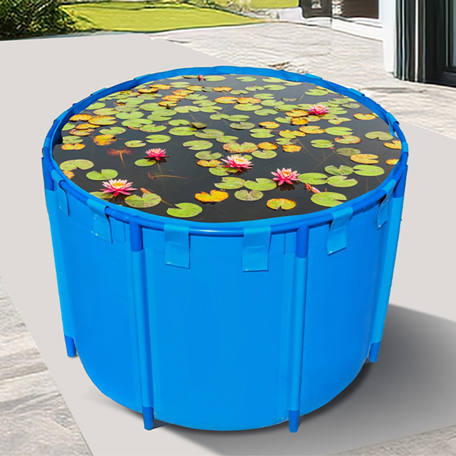 Piscine pliable pour animaux de 796 L et bassin rond en toile polyvalent
