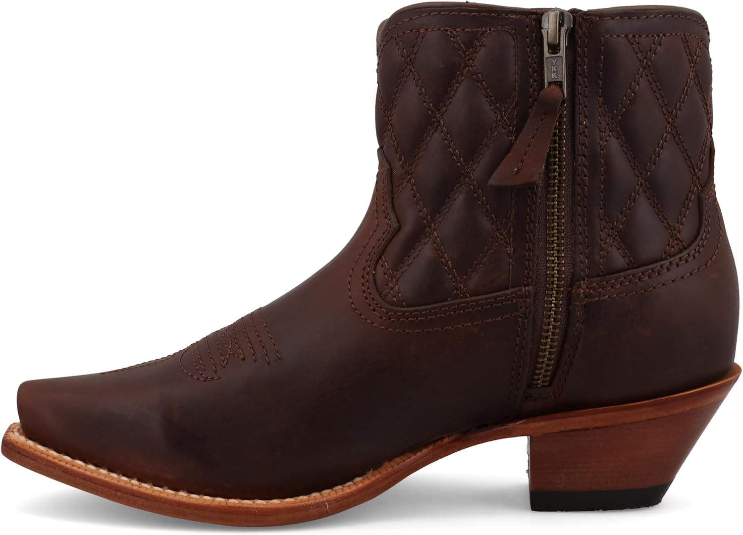 Twisted X Women's 6" Steppin' Out Bootie, Fashion Snip Toe with CellSole