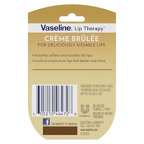 Miniatura 5 de Vaseline Lip Therapy, Creme Brulee 0.25 oz (paquete de 6)