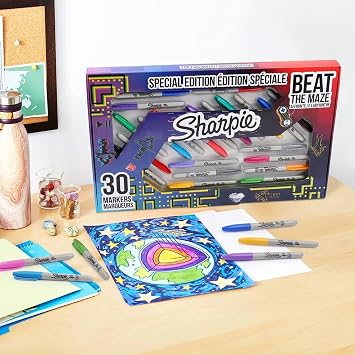 Sharpie Fine Permanent markör 30lu kutu-Labirent