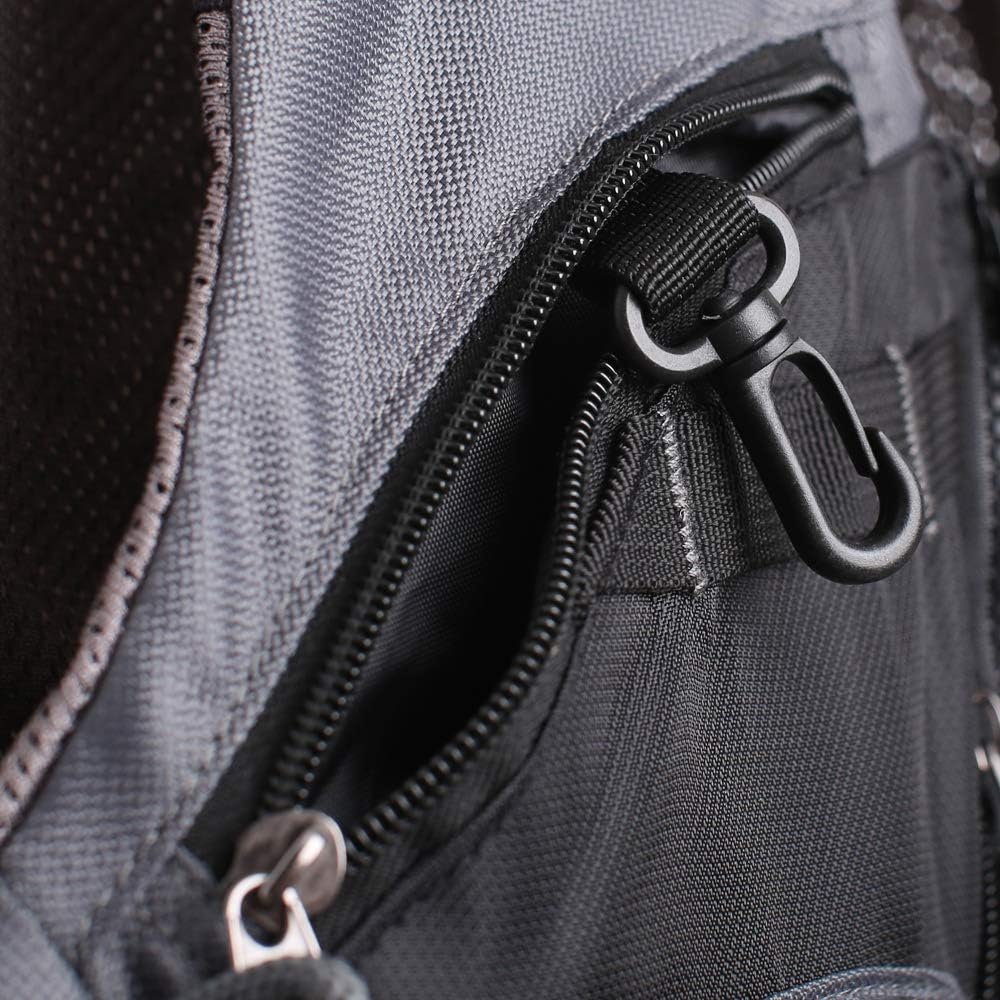 Waxaya Lightweight Fly Fishing Vest with Multi Pockets Adjustable Size Mesh Fishing Backpack for Men and Women - Image 6