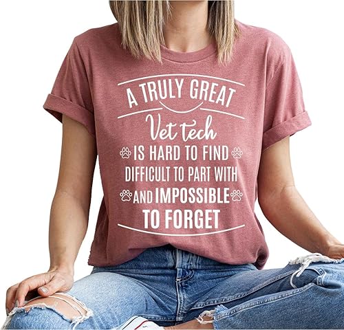 Vet Tech Week Gifts, Womens Clothing, Vet Tech Student Shirts, Veterinarian Vneck T Shirt, Veterinary Medicine T-Shirt, Future Vet Clothing