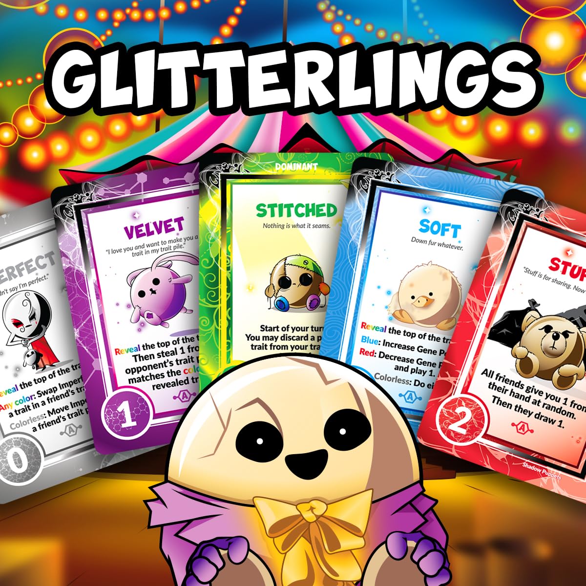 Shadow Puppets, Booster Expansion for Doomlings, Introducing 40 New Cards and Four New Doomlings: Deeplings, Glitterlings - Image 4