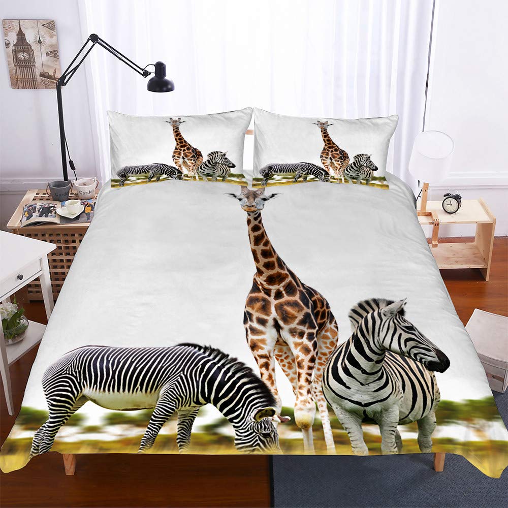 Loussiesd Set Di Biancheria Da Letto Con Africano E Etnico Con