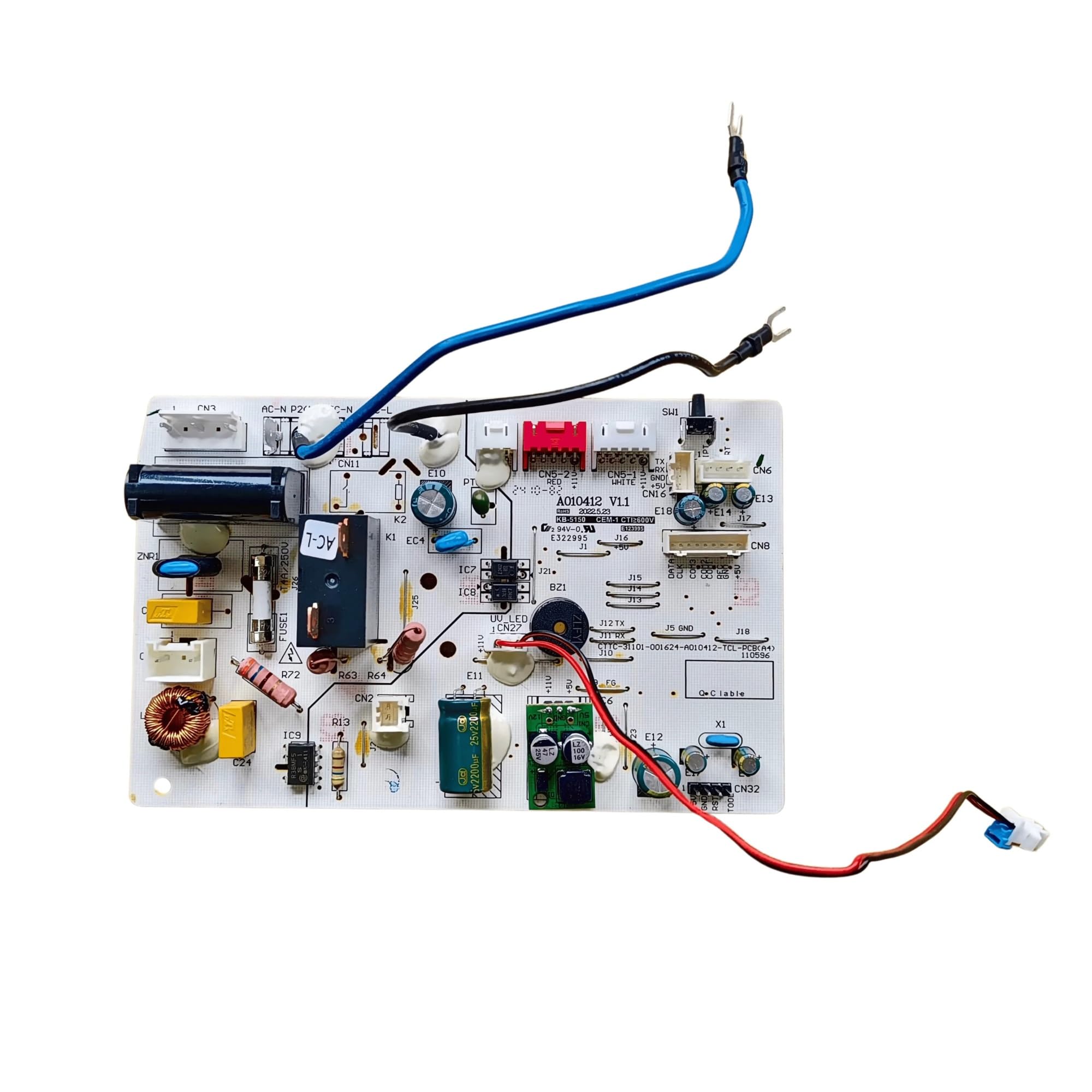 Fkymx 1Pcs A010412 V1.1 Computer Motherboard，Compatible For Tcl，Air Conditioner