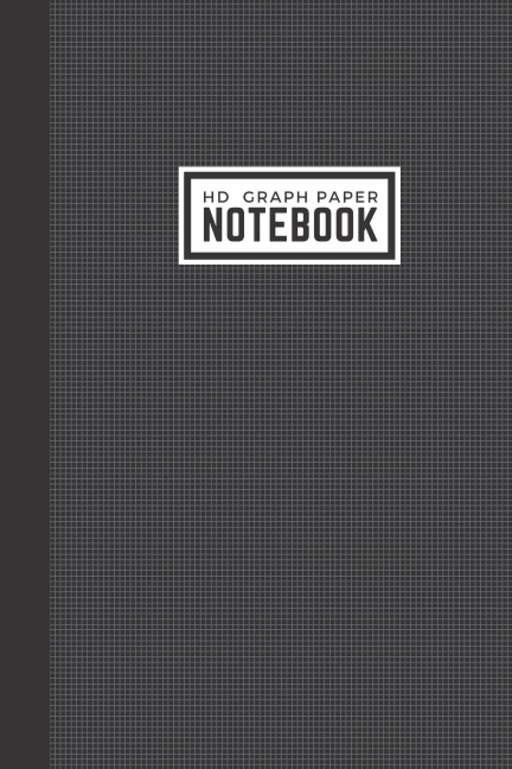HD Graph Paper Notebook: High Resolution 1/16" Squares (16 squares per inch) | Small Black 6 x 9 Notebook | Thin Light Gray Lines | Math, Science, ... Needlepoint, Pixel Art, Writing, Calligraphy