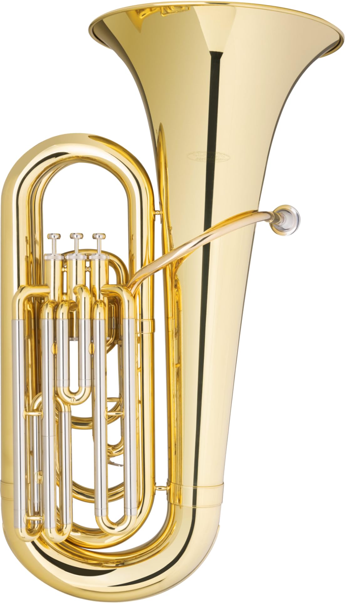 Classic Cantabile Bb Tuba T-170 Junior - Kompaktes/leichtes Schüler-Instrument - Auf Marching-Tuba umrüstbar - Inkl. Umrüstsatz, Mundstück & Hartschalenrollkoffer