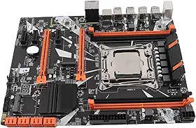 Placa-mãe X99 Placa-mãe de mesa LGA 2011 3 DDR4 4 canais NVME 8 fases com CPU E5 V3 V4 incluída para substituição de PC desktop
