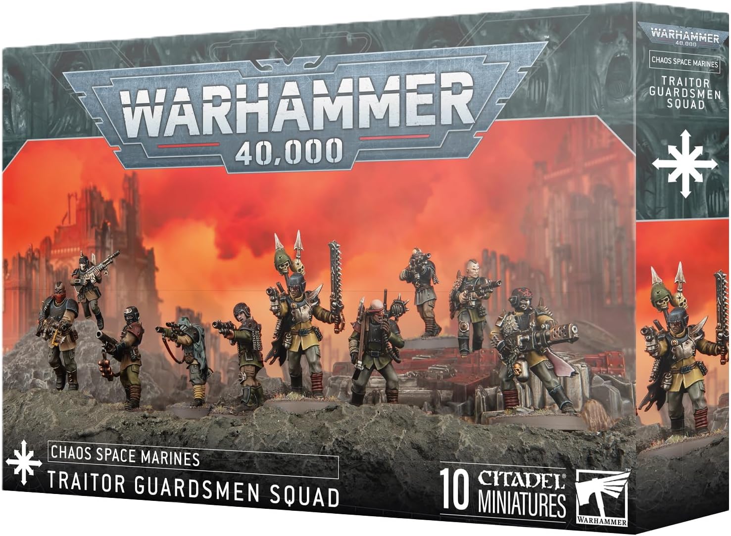 Games Workshop Warhammer 40k: Chaos Space Marines - Traitor Guardsmen Squad