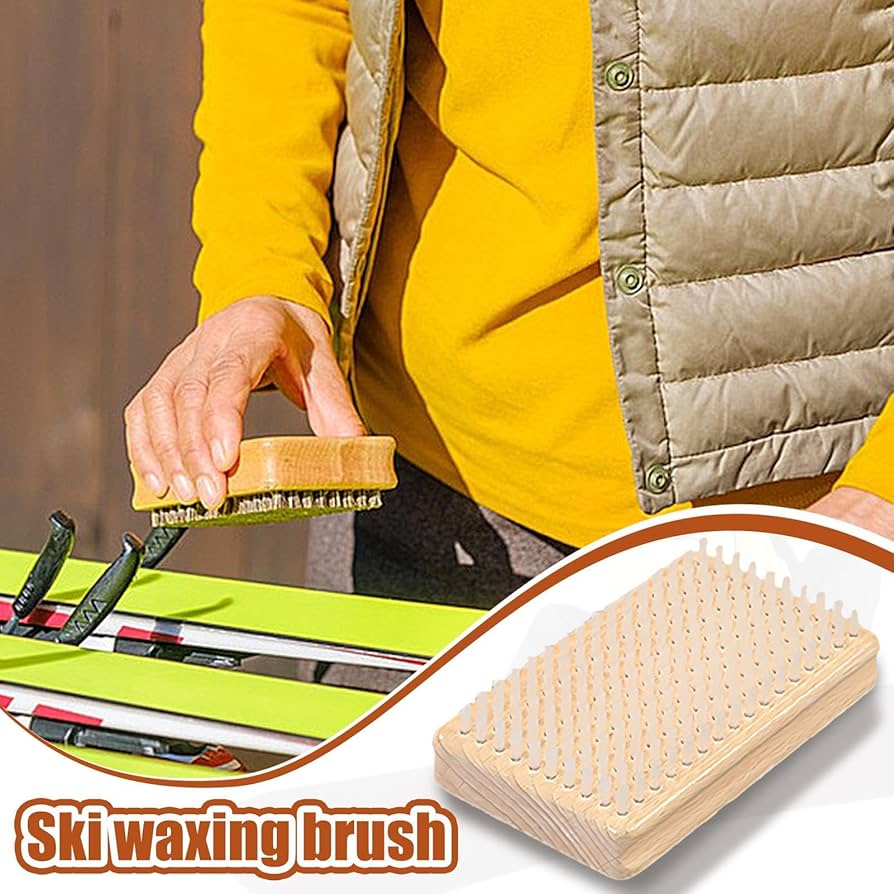 Amazon.co.jp: Weqizuerqi 12x7x3cm スキーワックスブラシ