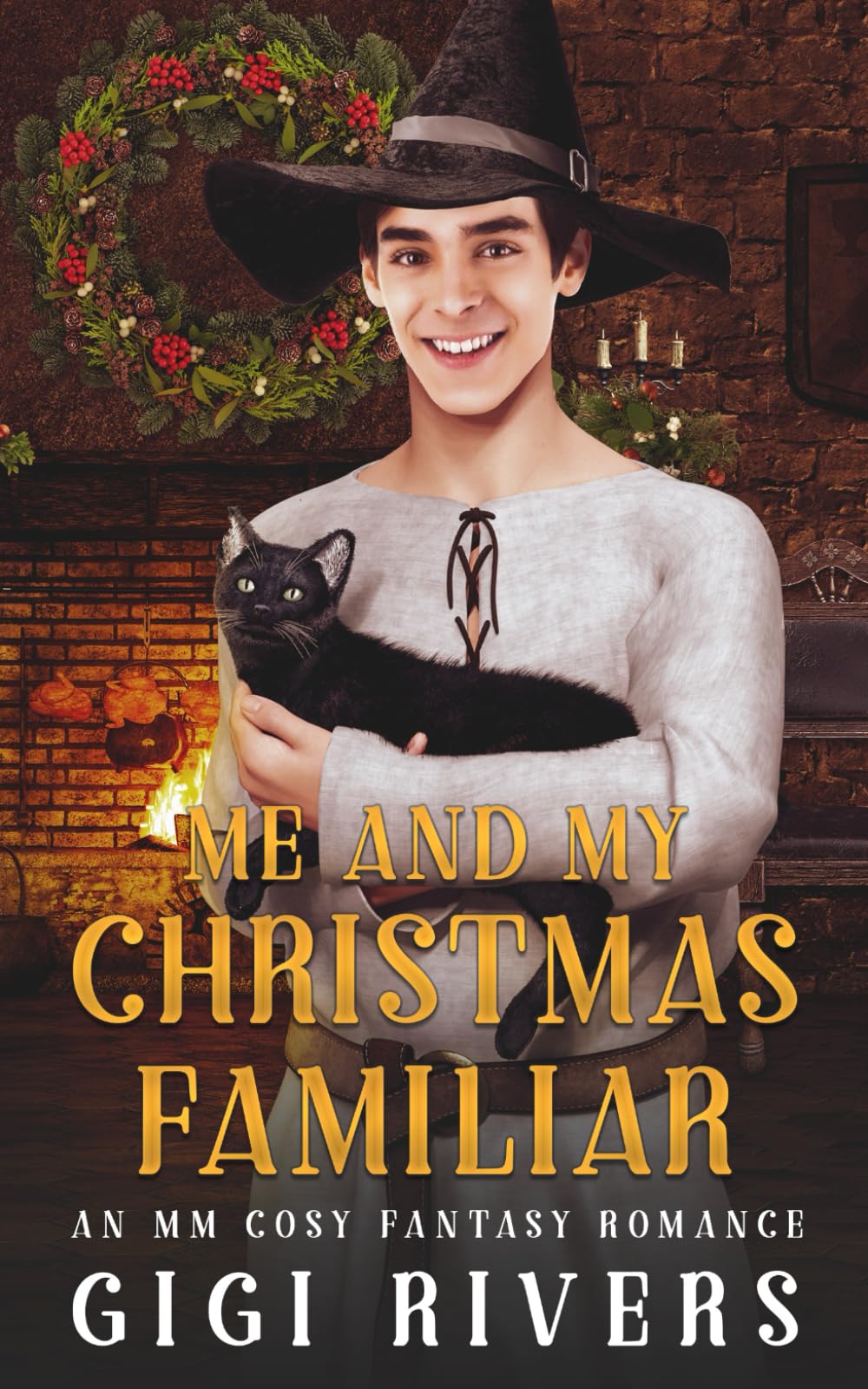 Me and My Christmas Familiar: An MM Cosy Fantasy Romance (An MM Monster Christmas)