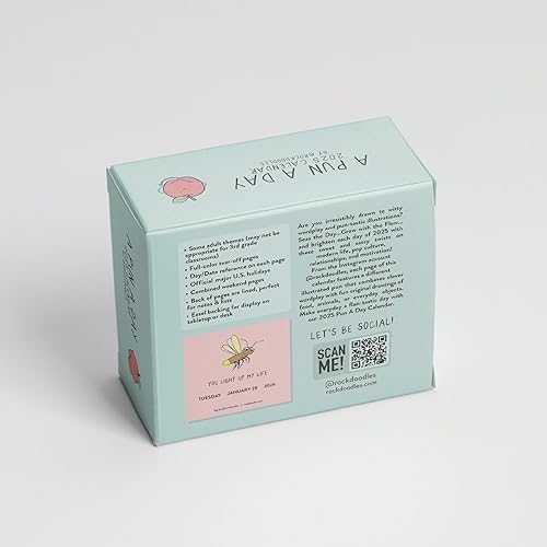 Miniatura 7 de rockdoodles Calendario de escritorio diario Punny 2025 (calendario 2025)