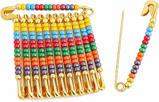 VAMA FASHIONS White Beads Dresses Brooch Pin Clothes Dupatta chunri Scarfs Sari Saree Safety Pins Pallu Pleats for Women Price In India