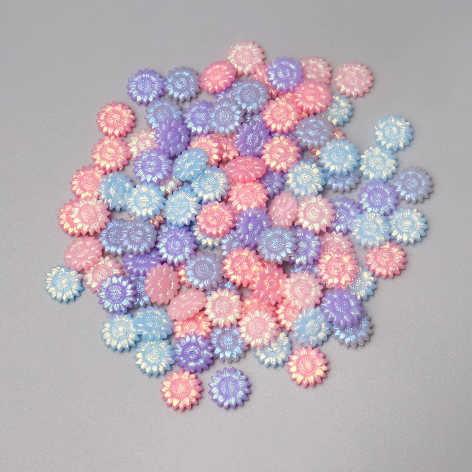 fsalisa Sunflower Sealing Wax Beads Aurora Set 200pcs, Wax Seal Beads for Wax Stamp Sealing Embellishment Christmas Cards - Image 2