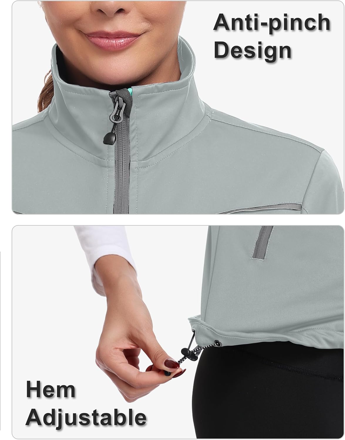 Little Donkey Andy Women's Short Sleeve Jacket Windproof Lightweight Vest for Golf Hiking Running - Image 5