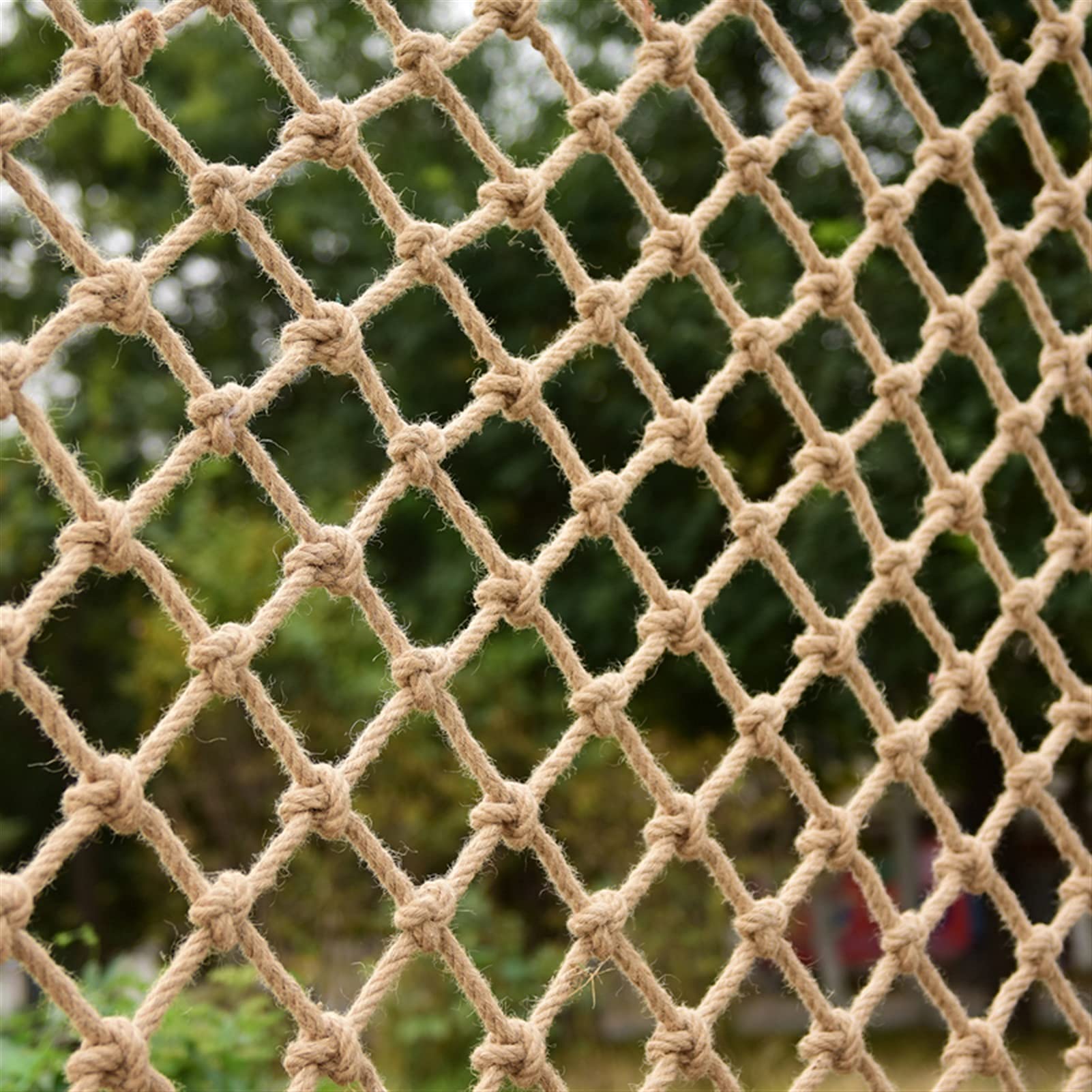 Décoration murale en jute naturelle et filet tissé haut de gamme pour aménagement d'escalier