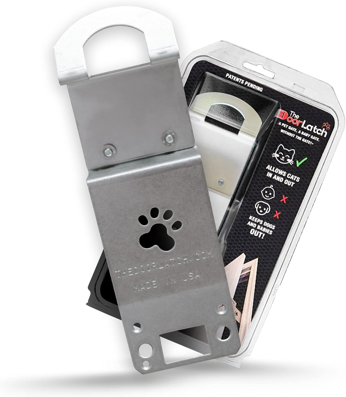 TheDoorLatch Automatic Door Strap and Latch, HeavyDuty Stainless Steel Door Holder