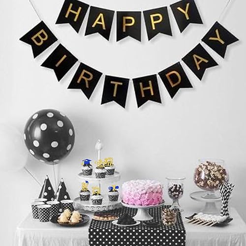 Miniatura 147 de Paquete de 24 adornos dorados para cupcakes de graduación 2025 con purpurina So Proud of You Done Diploma Graduation Cap Cupcake Picks Class of 2025