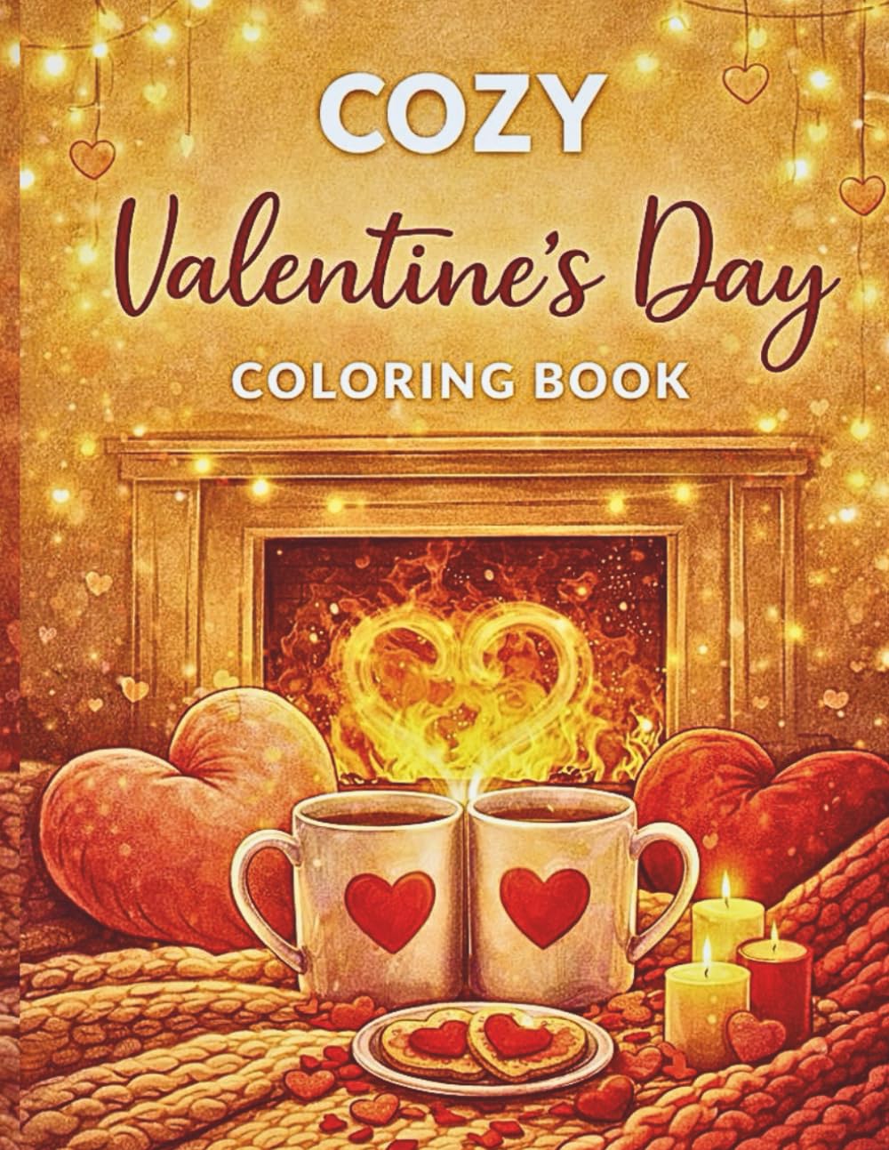 Cozy Valentine’s Day Coloring Book: Relaxing & Anti-Stress Coloring Pages for Adults