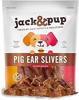Vista 11 de Jack & Pup Astillas de orejas de cerdo (1 libra) – Masticables naturales de primera calidad para perros, orejas de cerdo, golosinas saludables