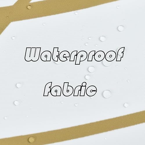 Miniatura 9 de Punkray - Cortina de ducha negra con rayas blancas onduladas, incluye 12 ganchos, cortinas de ducha extralargas de 96 pulgadas con dobladillo con