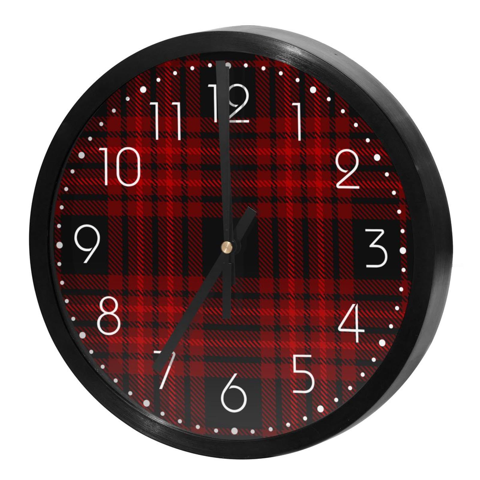 Horloge murale silencieuse à quartz sans tic-tac pour maison école et bureau