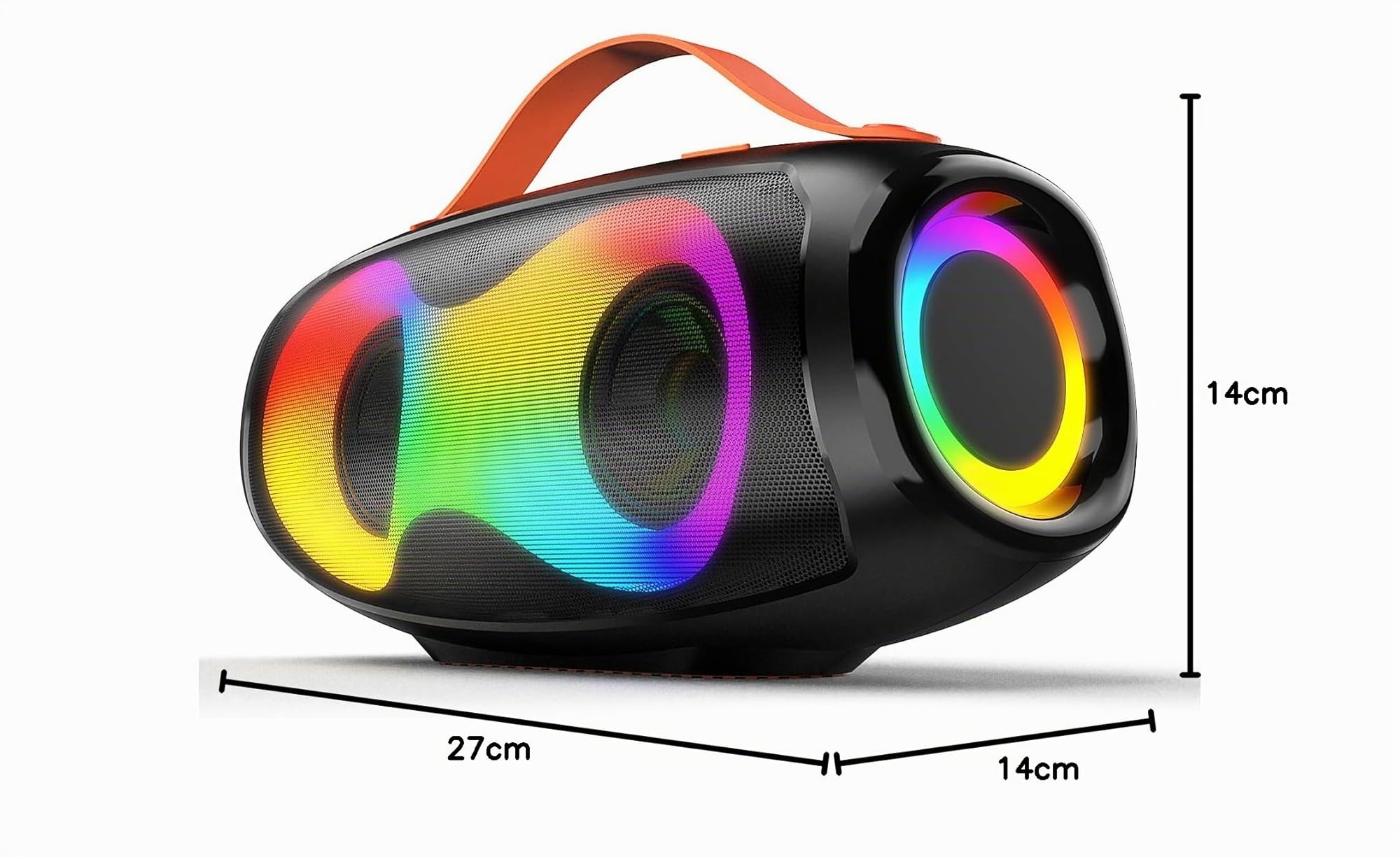 Enceinte Bluetooth Portable LED pour Extérieur