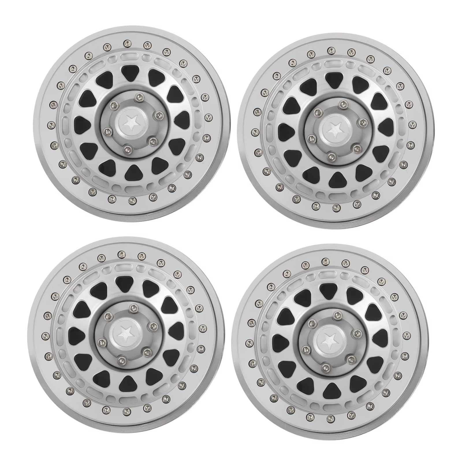 Mozzo Ruota CNC 2.9 Beadlocks Per Axial Per Wrangler 1/6 Parti RC Parti Auto