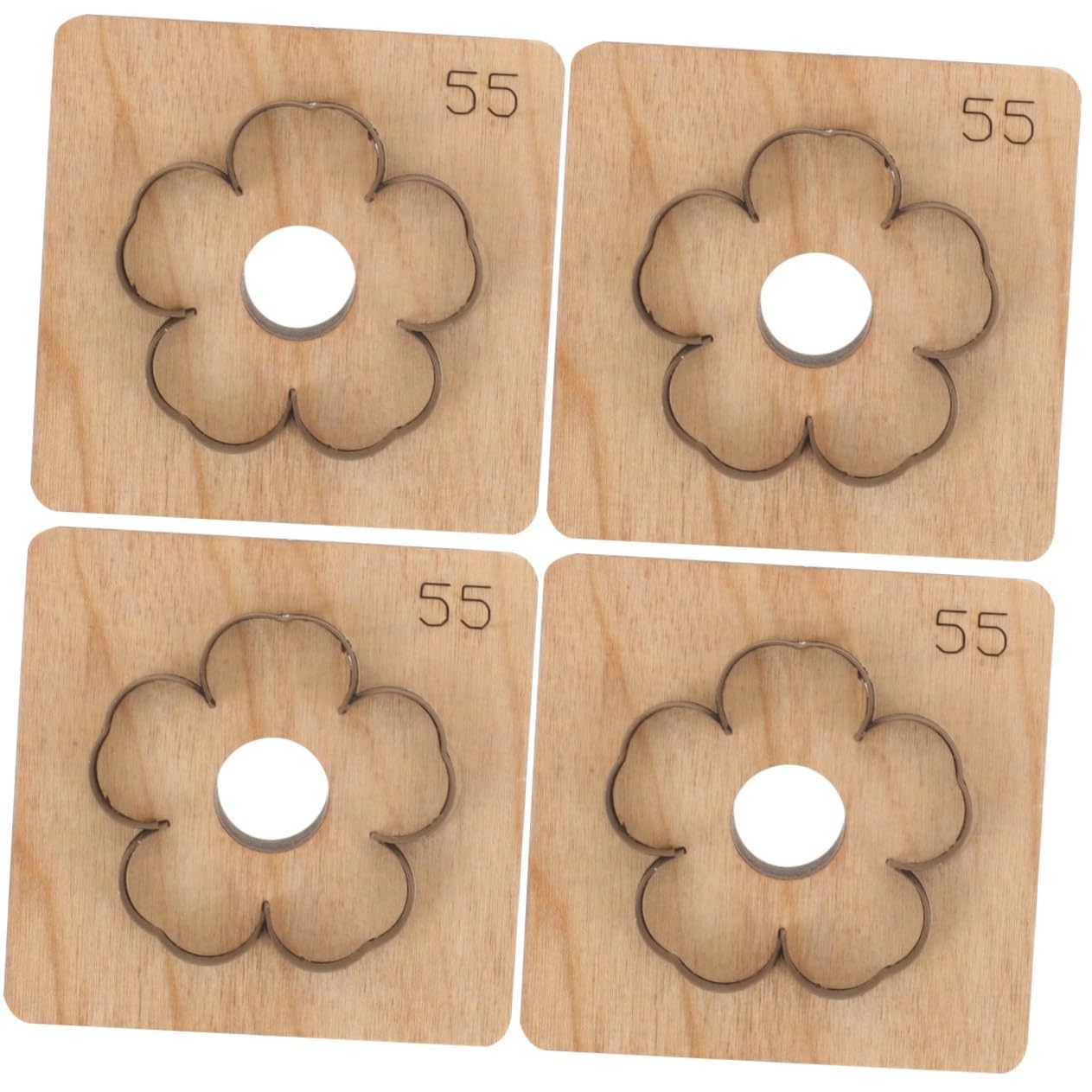 4 Piezas De Troquel De De Pétalos Troqueles De De Madera Troquel De De Cuero Troquel De De Cuero DIY Troquel De De Madera Troquel De
