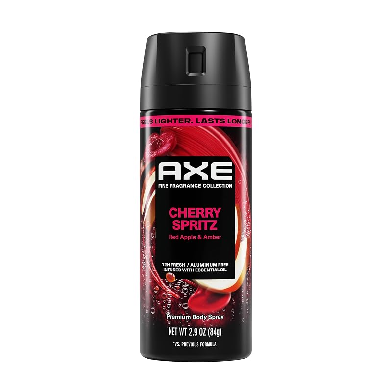 Desodorante corporal em spray AXE Cherry Spritz, 85 mL