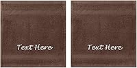 Vista 31 de Personalized Passion Juego de 2 toallas con texto bordado personalizado, 16 x 27 pulgadas, altamente absorbentes y súper suaves, toallas de mano