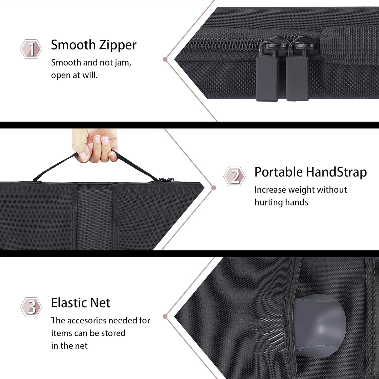 co2CREA Case Harte Reiseschutzhülle Etui Tasche kompatibel mit Logitech Signature Slim K950 kabellose Tastatur-Maus-Set,Nur Hülle