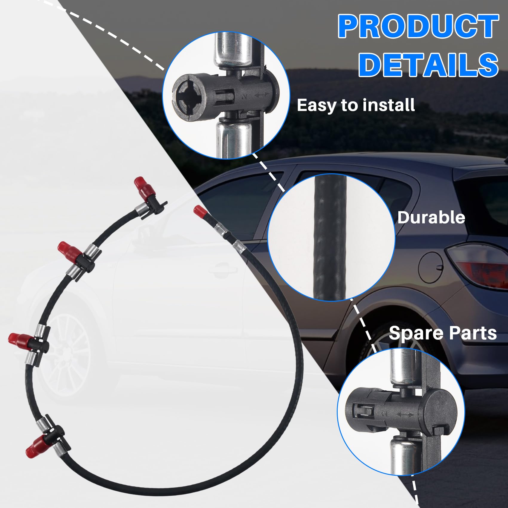 A6460700932 6460700932 Adatto per Sprinter 2.2 CDI Leak Off tubo serbatoio tubo tubo iniettore tubo