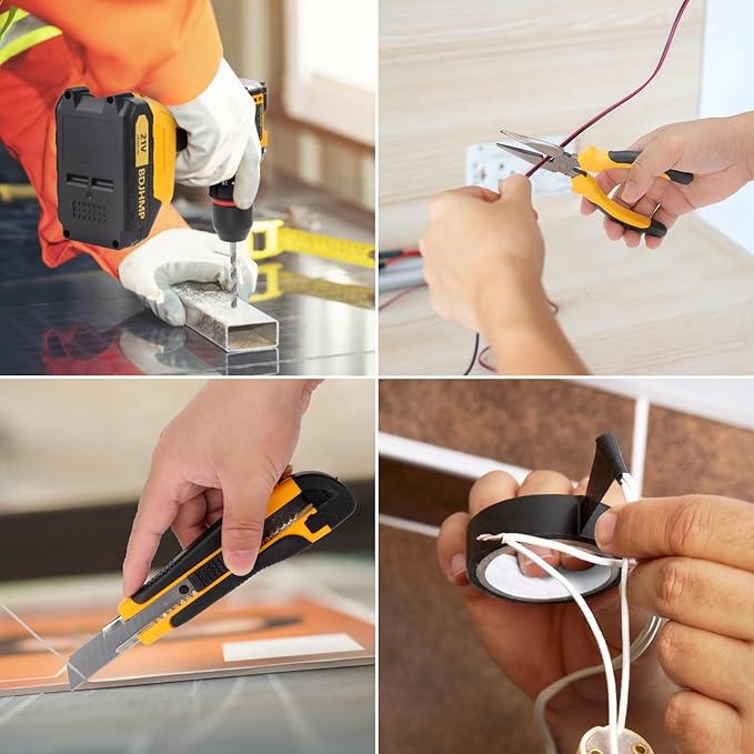 Taladro Atornillador Inalámbrico 21V 85Nm con 2 Baterías, Kit de Herramientas miniatura 9