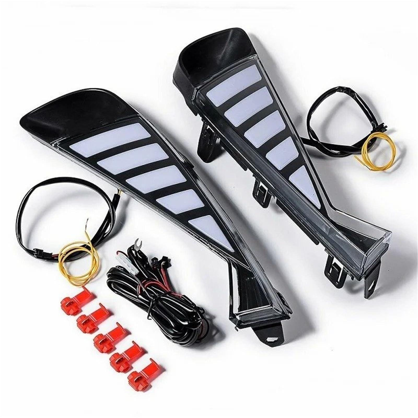 Intermitentes Laterales para Toyota para C-HR para CHR 2020 2021 2 Uds Luz De Circulación Diurna DRL para Coche con Señal De Giro Amarilla Dinámica Lámpara Antiniebla De Luces Giro