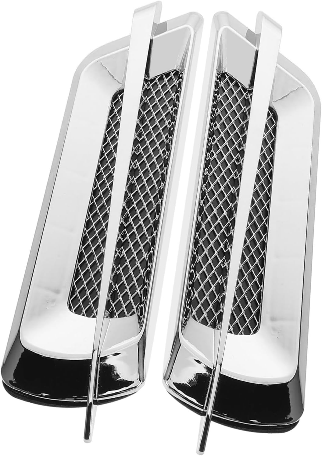 Outanaya 1 Pair Hood Scoops: Automotive Air Vent Hood Trim Decorative Covers For Car Interior Enhancement - Easy To Install