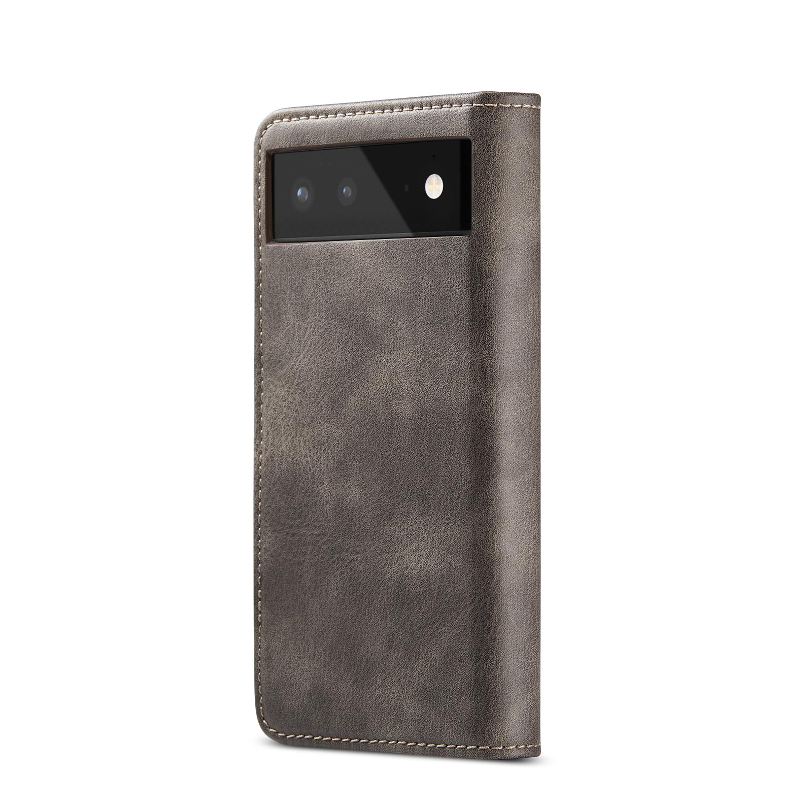 Asuwish Étui de téléphone pour Google Pixel 6 - Portefeuille magnétique amovible avec protecteur d'écran en verre trempé - Emplacement pour carte à rabat - Pixel6 Pixle Six - Pour femmes, hommes,