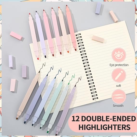 78 Pcs Aesthetic Stationery Set, Pink Pencil Case with Stationery Included, Exam Filled Pencil Case for Elementary Secondary College School Supplies
