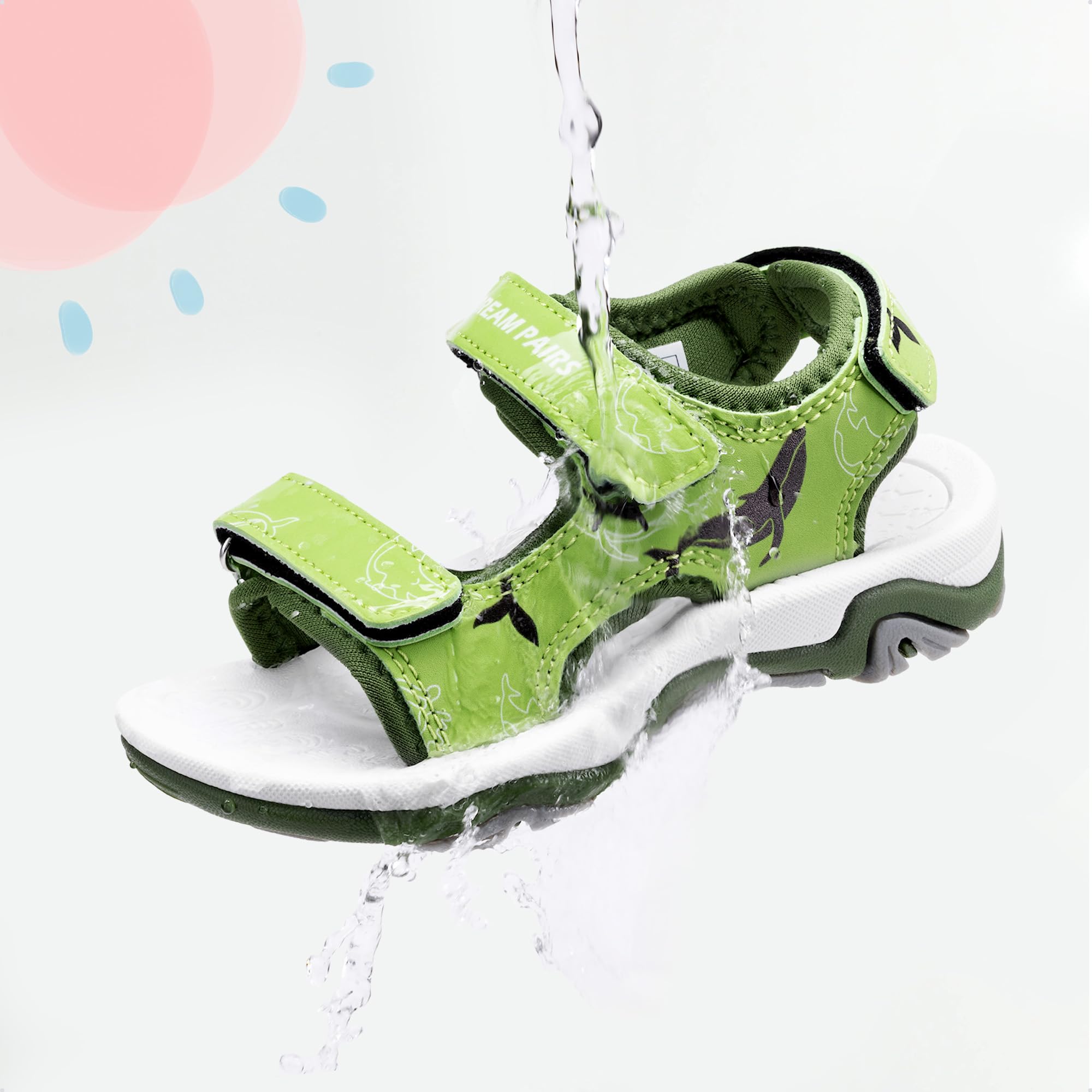 DREAM PAIRS Sandali sportivi per ragazzi e ragazze, estivi, sportivi, per bambini
