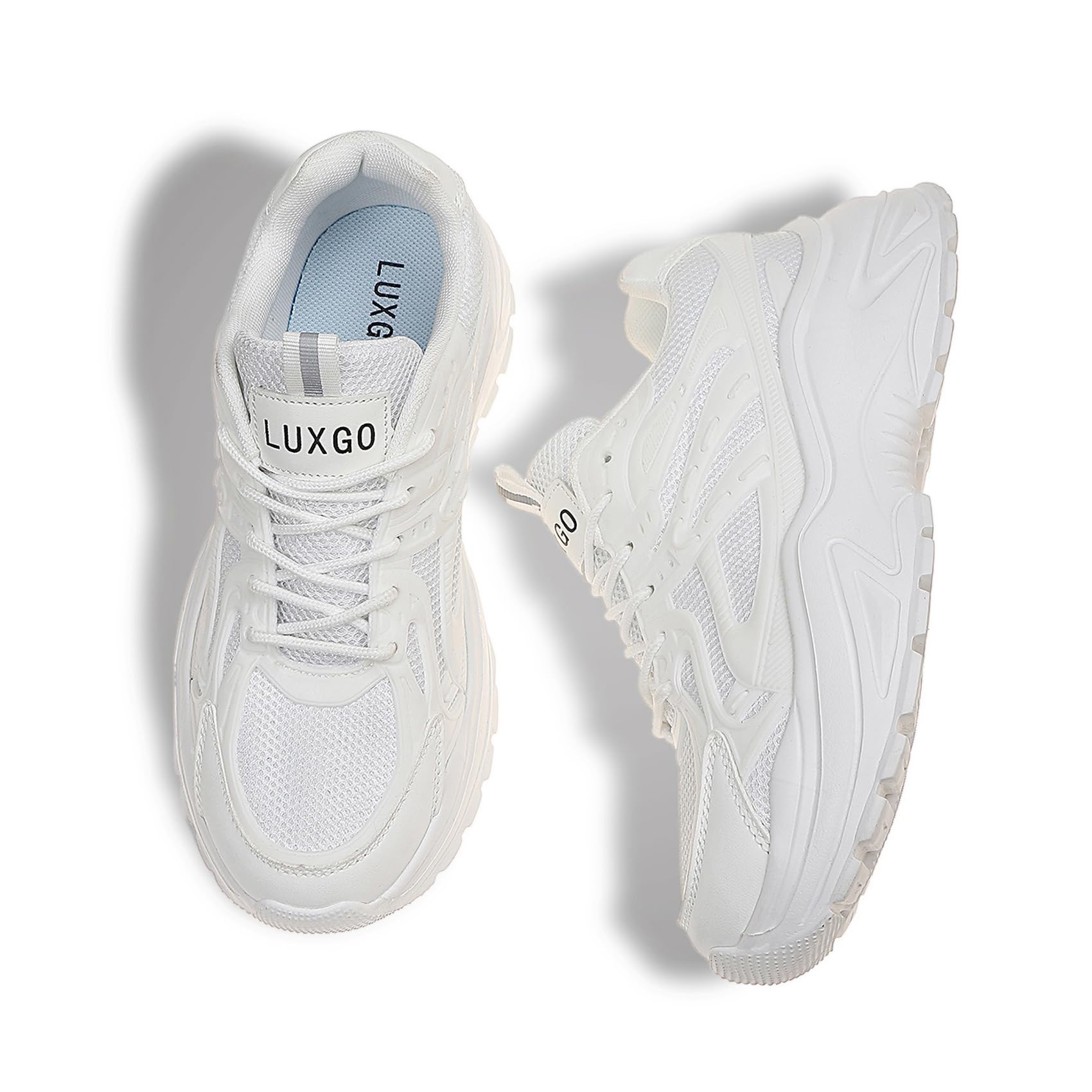 Zapatillas Deportivas Plataforma Mujer Blancas Suela Gruesa Cómoda Tacón Cuña Casual Moda